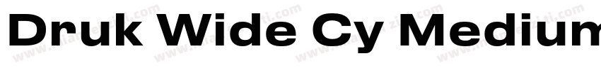 Druk Wide Cy Medium Regular字体转换